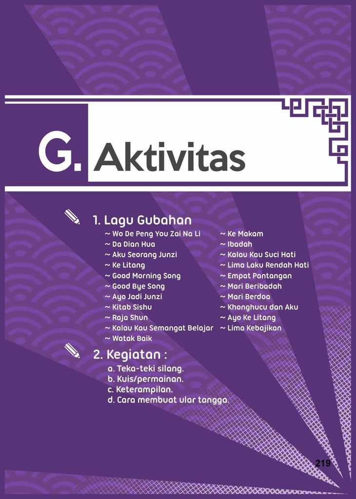 Aktivitas Sekolah Minggu